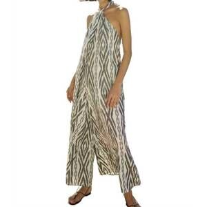 NEW PUNICANA nancy jumpsuit in white/black geometric
